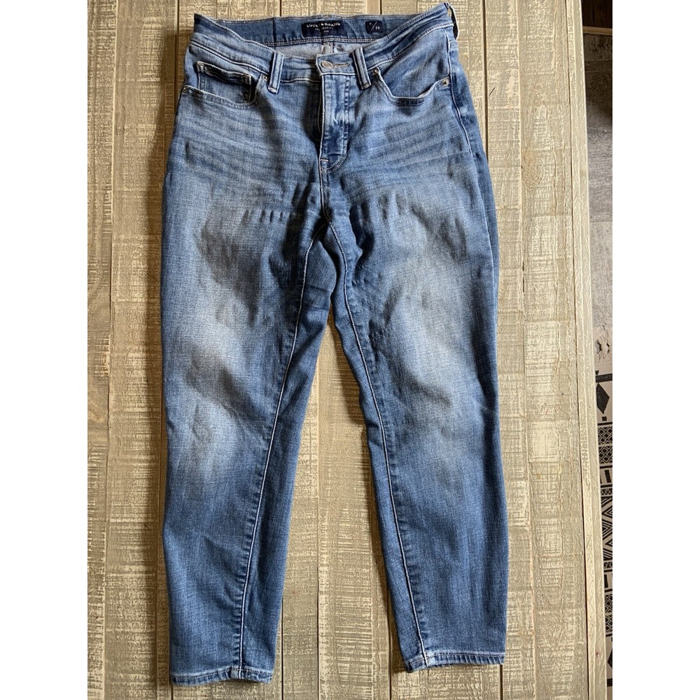 Lucky Brand Jeans Womens 6/28 Mid Rise Skinny Ava Light Wash Blue Denim‎ Pants